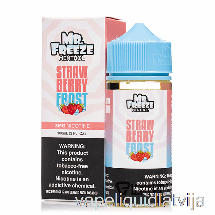 Zemeņu Sals - Mr Freeze - 100ml 0mg Vape šķidrums